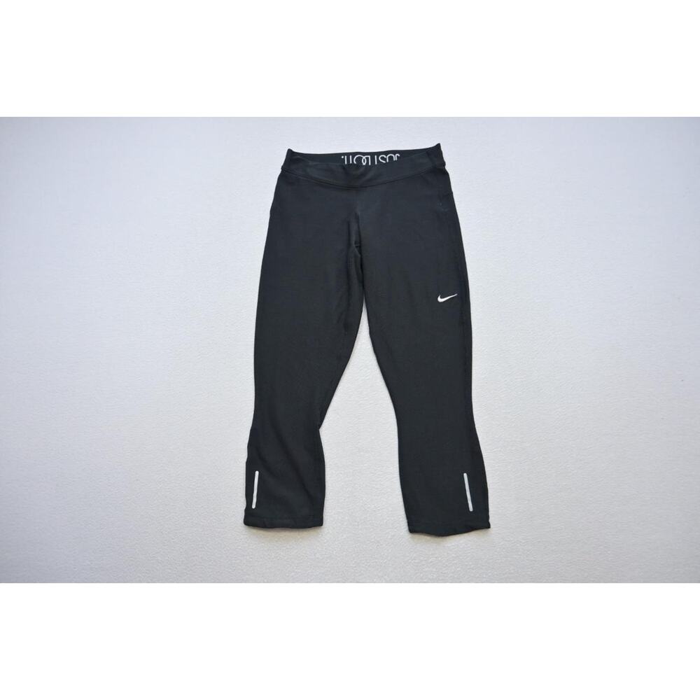 Nike Leggings‎ Athletic Dri Fit JUST DO IT Pants Performance Womens Sz Small